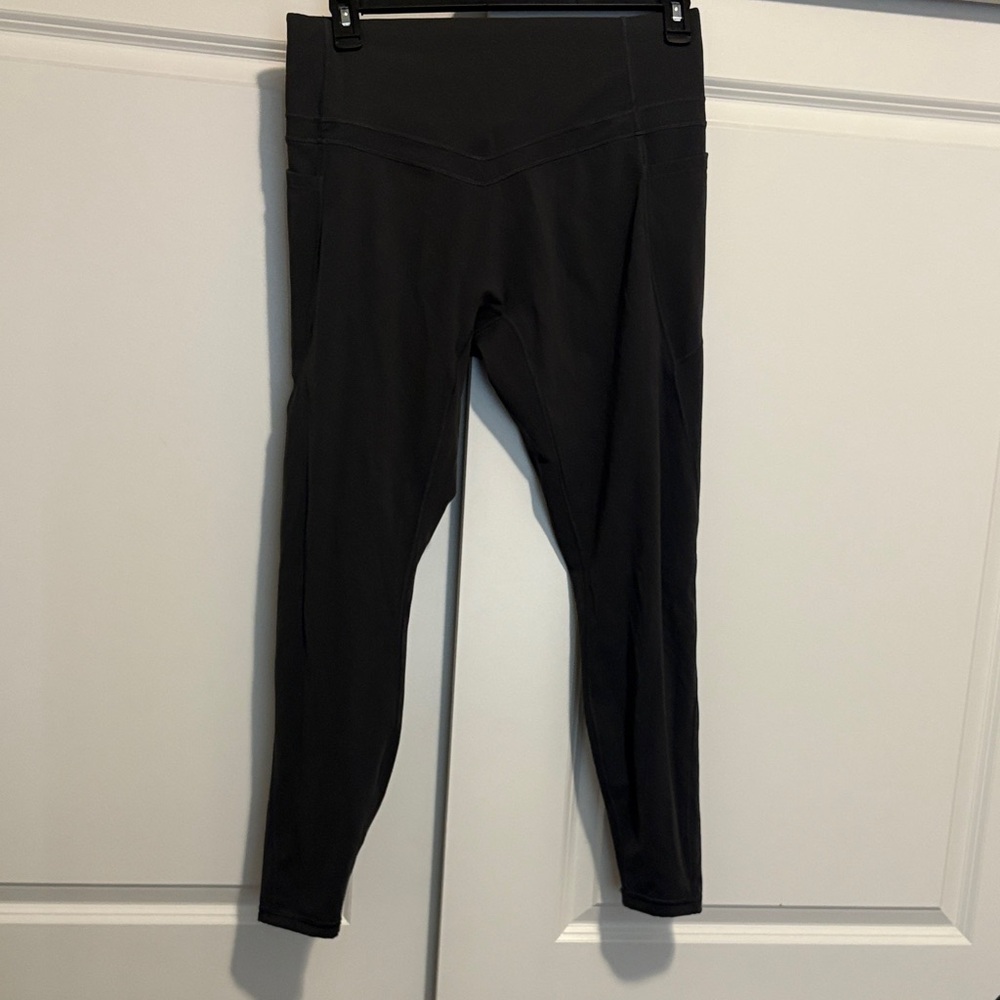 iuga tummy control Grey compression leggings